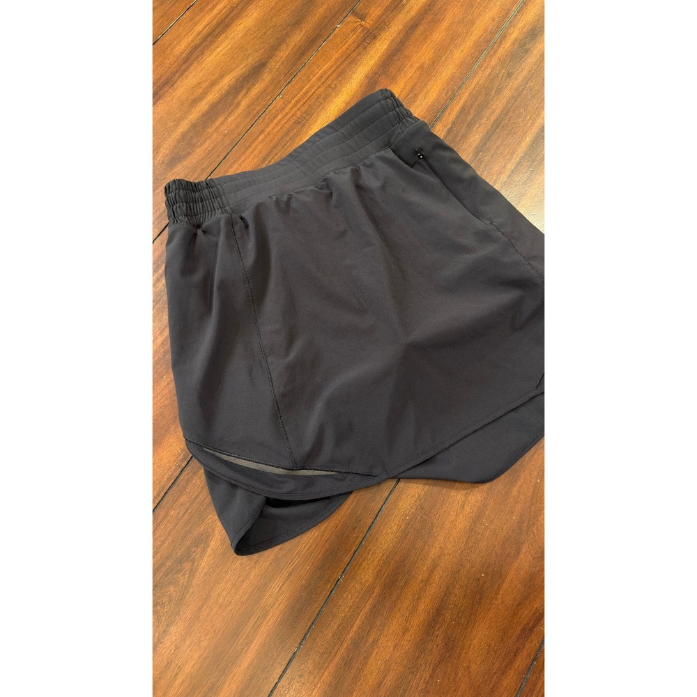 Lululemon Black Athletic Skort with Mesh Trim and Built-in Shorts Size 4 - Picture 11 of 16